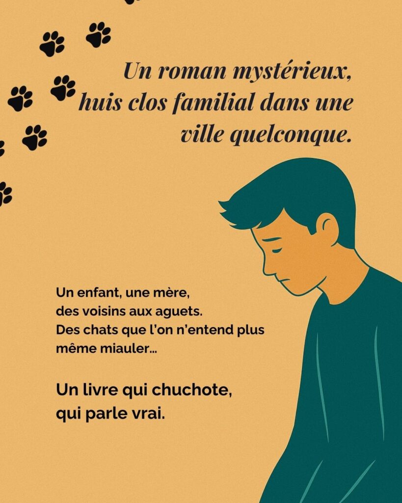 Illustration représentant Jean, personnage principal du roman de Laurent EIVALLIN, Ma langue au chat, aux Éditions OLB